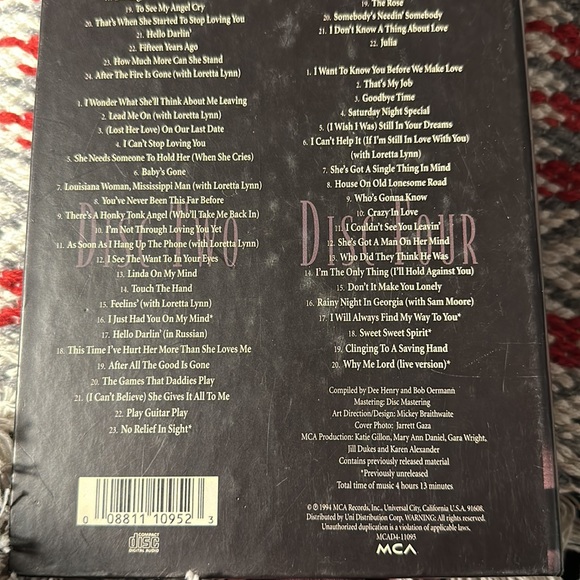 Conway Twitty CD Box Set - The Conway Twitty Collection - Picture 6 of 10